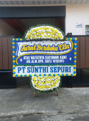 Papan Bunga Duka di Agats